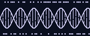 Dithered illustration of DNA data storage